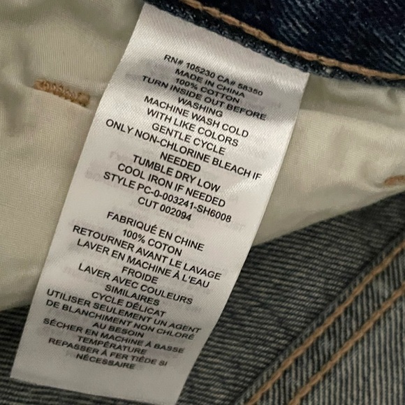 CURRENT/ELLIOTT THE BOYFRIEND ROLLED SHORT PC-0-003241-SH6008 1 YEAR WORN 27 - Picture 5 of 9